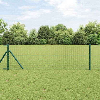 Palo della recinzione 52 pcs Verde 3,2 x 3,2 x 80 cm