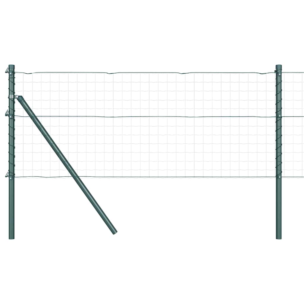 Palo della recinzione 52 pcs Verde 3,2 x 3,2 x 100 cm