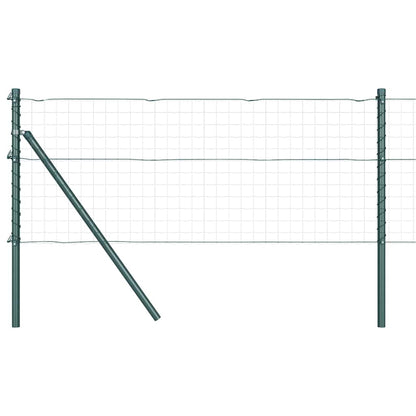 Palo della recinzione 52 pcs Verde 3,2 x 3,2 x 120 cm