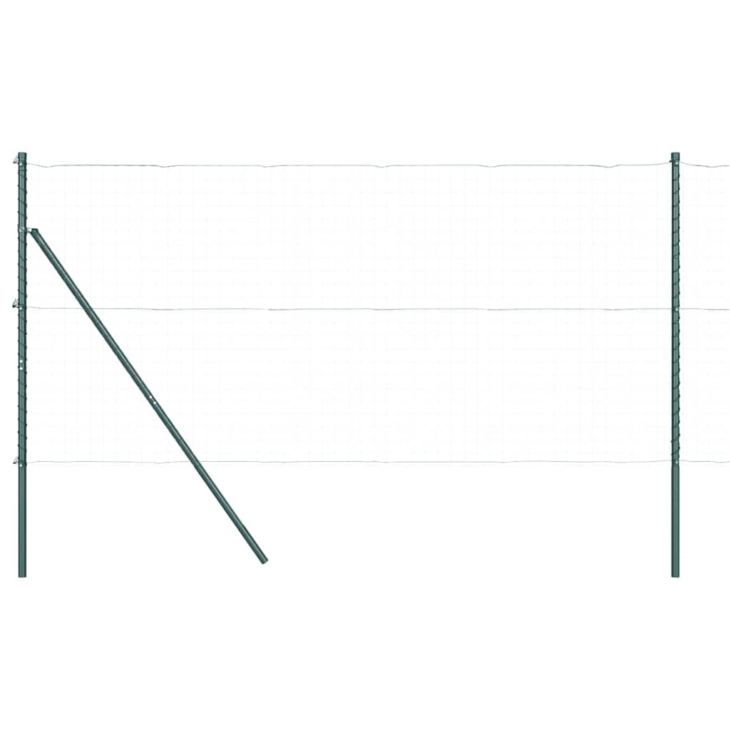 Palo della recinzione 52 pcs Verde 3,2 x 3,2 x 150 cm