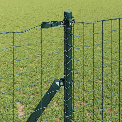 Palo della recinzione 26 pcs Verde 3,2 x 3,2 x 170 cm