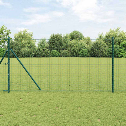 Palo della recinzione 26 pcs Verde 3,2 x 3,2 x 170 cm