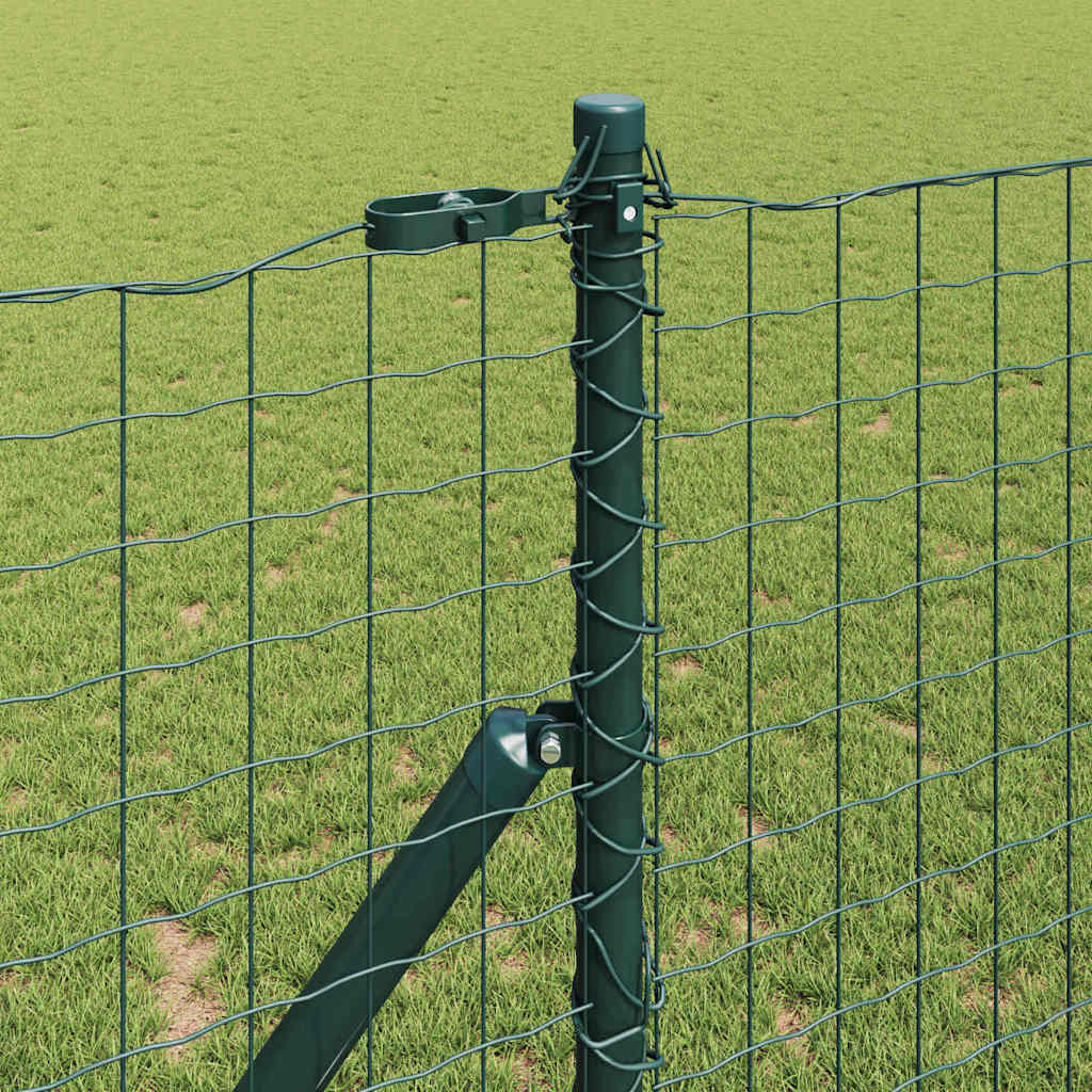 Palo della recinzione 52 pcs Verde 3,2 x 3,2 x 170 cm