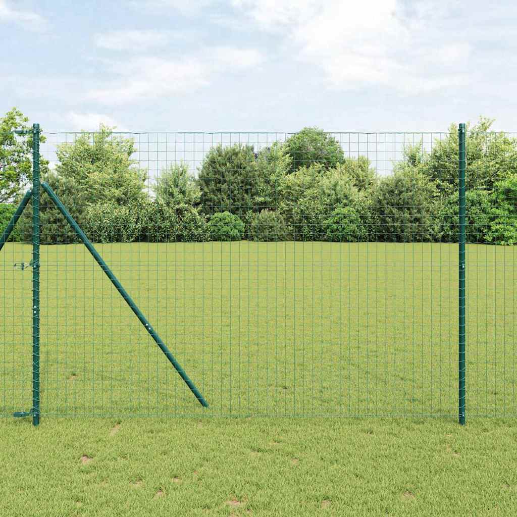 Palo della recinzione 52 pcs Verde 3,2 x 3,2 x 210 cm