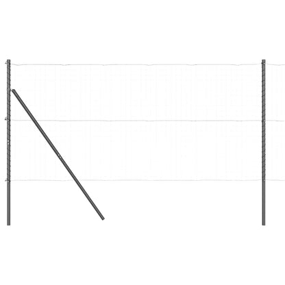 Palo della recinzione 52 pcs Grigio 3,2 x 3,2 x 150 cm