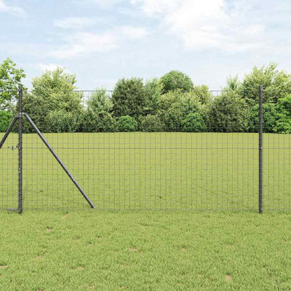 Palo della recinzione 26 pcs Grigio 3,2 x 3,2 x 190 cm
