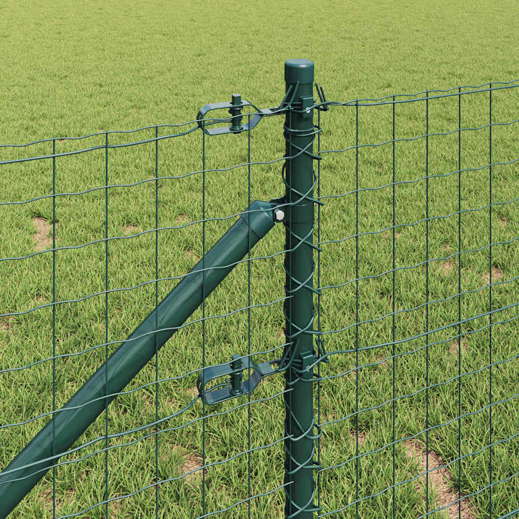 Palo della recinzione 26 pcs Grigio 3,2 x 3,2 x 145 cm