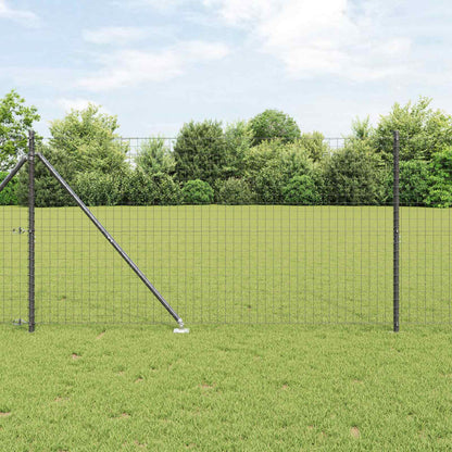 Palo della recinzione 26 pcs Grigio 3,2 x 3,2 x 205 cm