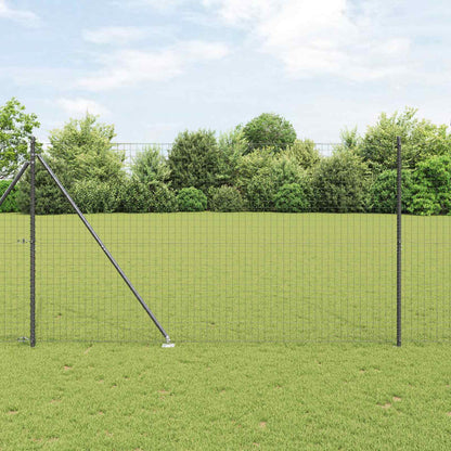 Palo della recinzione 52 pcs Grigio 3,2 x 3,2 x 225 cm