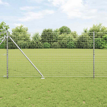 Palo della recinzione 52 pcs Grigio 3,2 x 3,2 x 185 cm