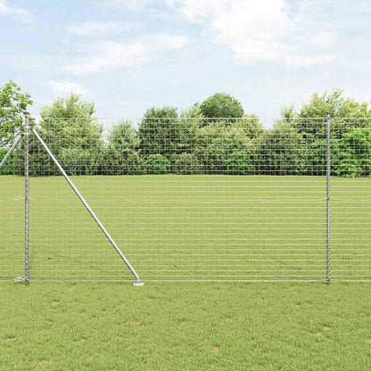 Palo della recinzione 52 pcs Grigio 3,2 x 3,2 x 215 cm