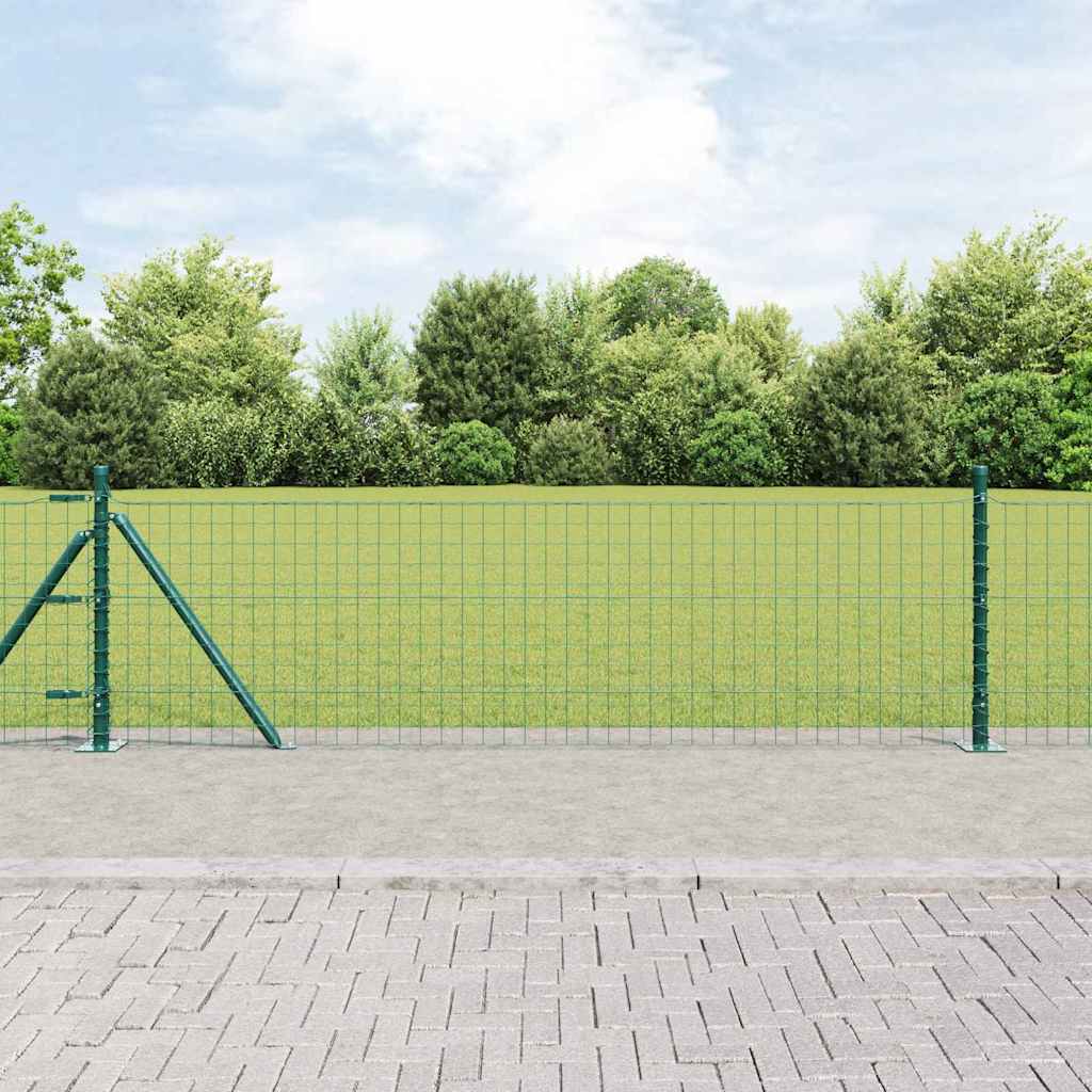 Palo della recinzione 26 pcs Grigio 3,2 x 3,2 x 50 cm