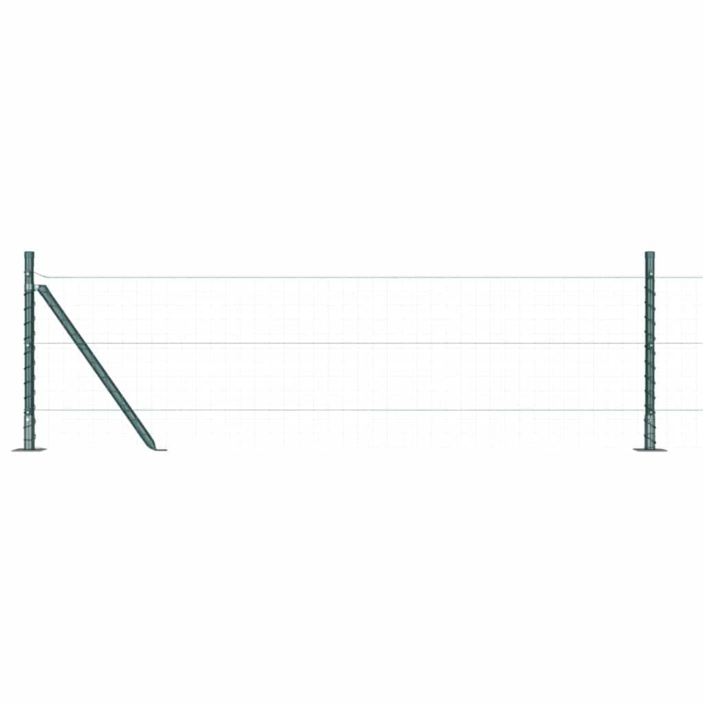 Palo della recinzione 52 pcs Grigio 3,2 x 3,2 x 70 cm