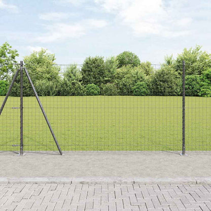 Palo della recinzione 52 pcs Grigio 3,2 x 3,2 x 130 cm