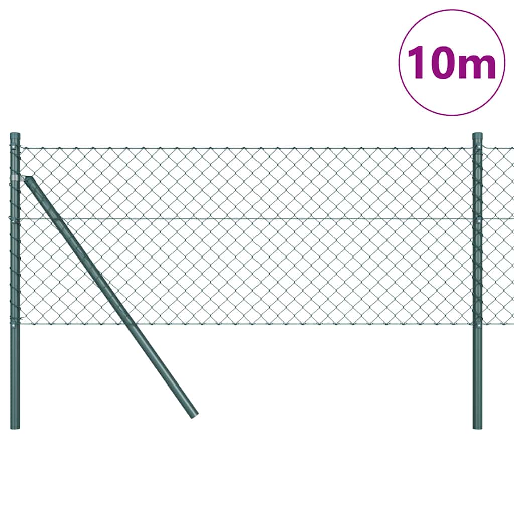Palo della recinzione Verde 10 x 0,4 m (maglia 40 x 40 mm)