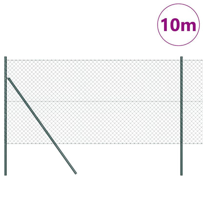 Palo della recinzione Verde 10 x 1,2 m (rete 40 x 40 mm)
