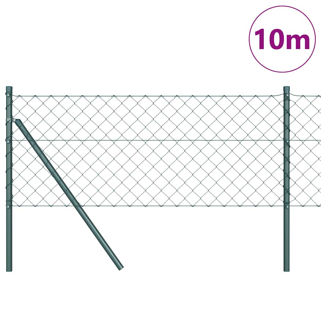 Palo della recinzione Verde 10 x 0,8 m (rete 60 x 60 mm)
