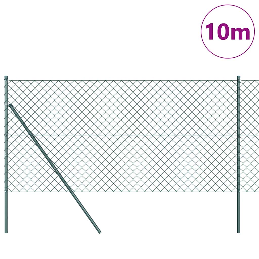 Palo della recinzione Verde 10 x 1,2 m (maglie 60 x 60 mm)