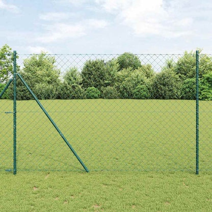 Palo della recinzione Verde 10 x 1,6 m (rete 60 x 60 mm)