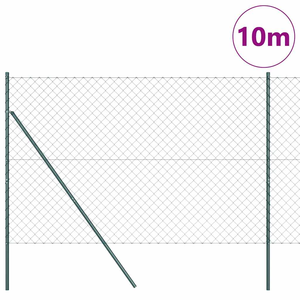 Palo della recinzione Verde 10 x 1,6 m (rete 60 x 60 mm)