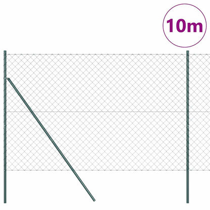 Palo della recinzione Verde 10 x 1,6 m (rete 60 x 60 mm)