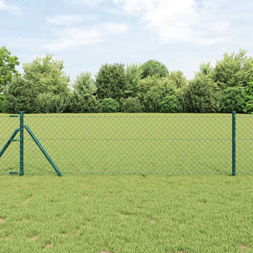 Palo della recinzione Verde 25 x 0,4 m (rete 40 x 40 mm)