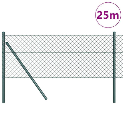 Palo della recinzione Verde 25 x 0,4 m (rete 40 x 40 mm)