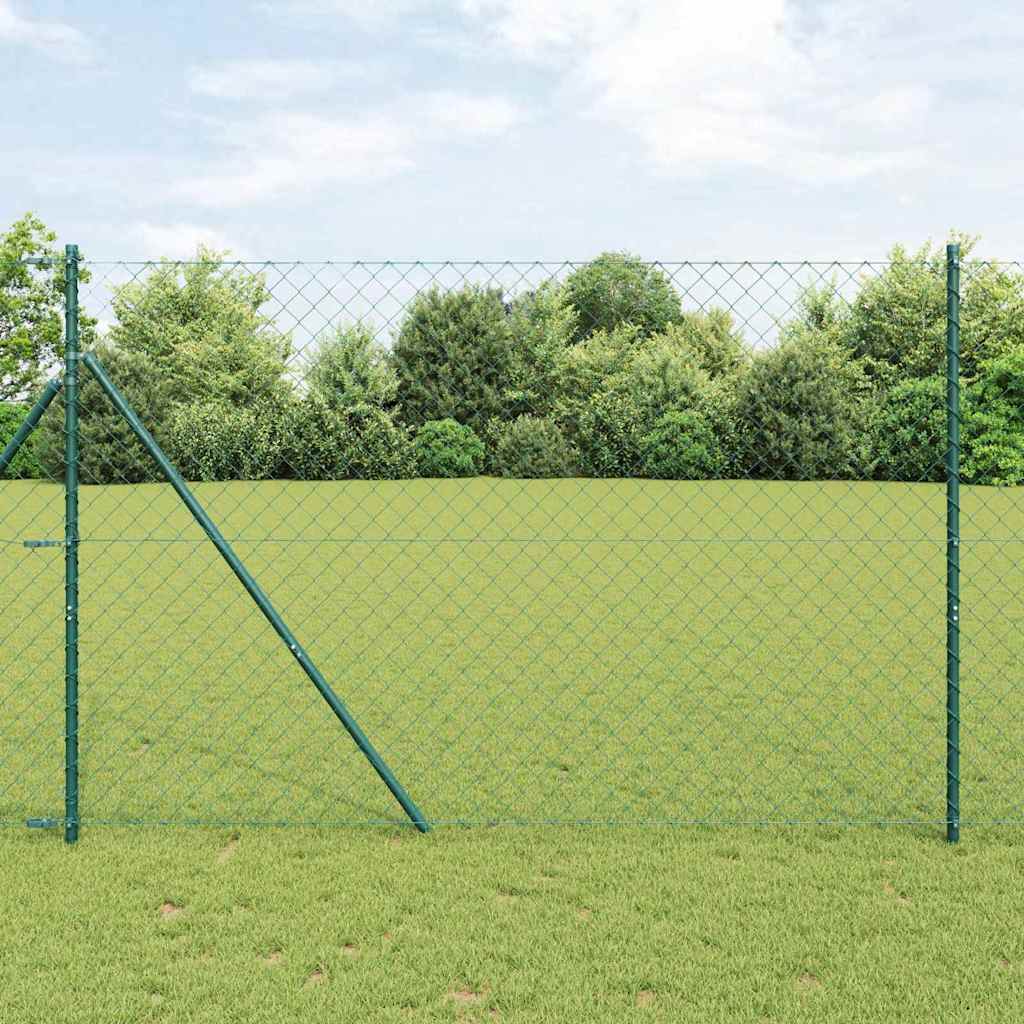 Palo della recinzione Verde 1,5 x 25 m (maglia 60 x 60 mm)
