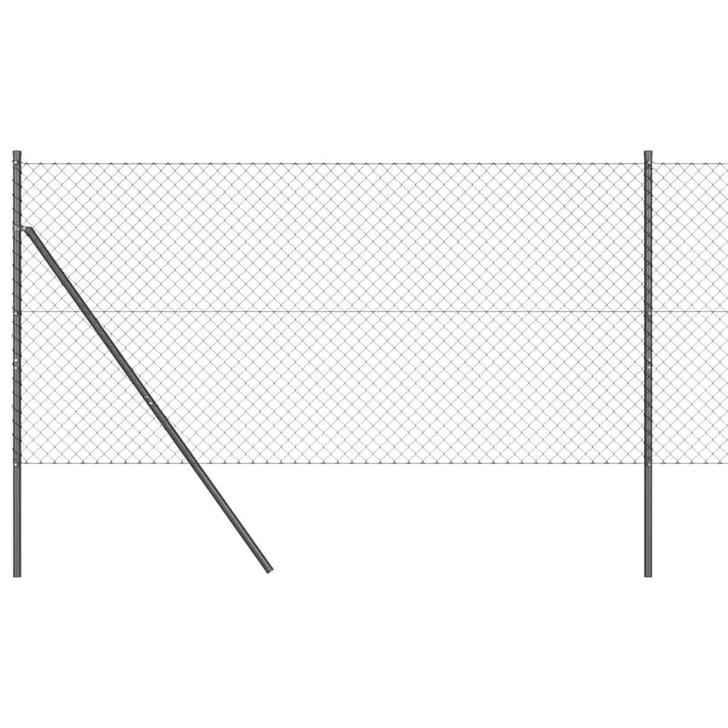 Palo della recinzione Grigio 10 x 1 m (rete 40 x 40 mm)
