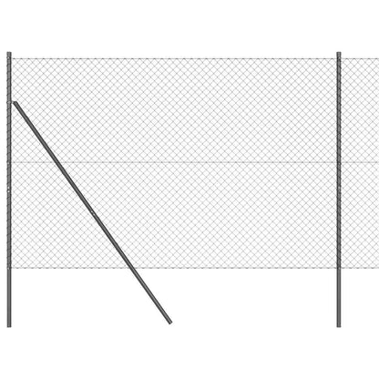 Palo della recinzione Grigio 10 x 1,6 m (rete 40 x 40 mm)