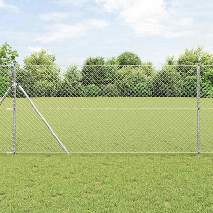 Palo della recinzione Argento 10 x 1 m (rete 40 x 40 mm)