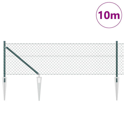 Palo della recinzione Verde 10 x 0,4 m (maglia 60 x 60 mm)