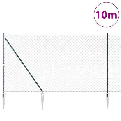 Palo della recinzione Verde 10 x 1,6 m (rete 60 x 60 mm)