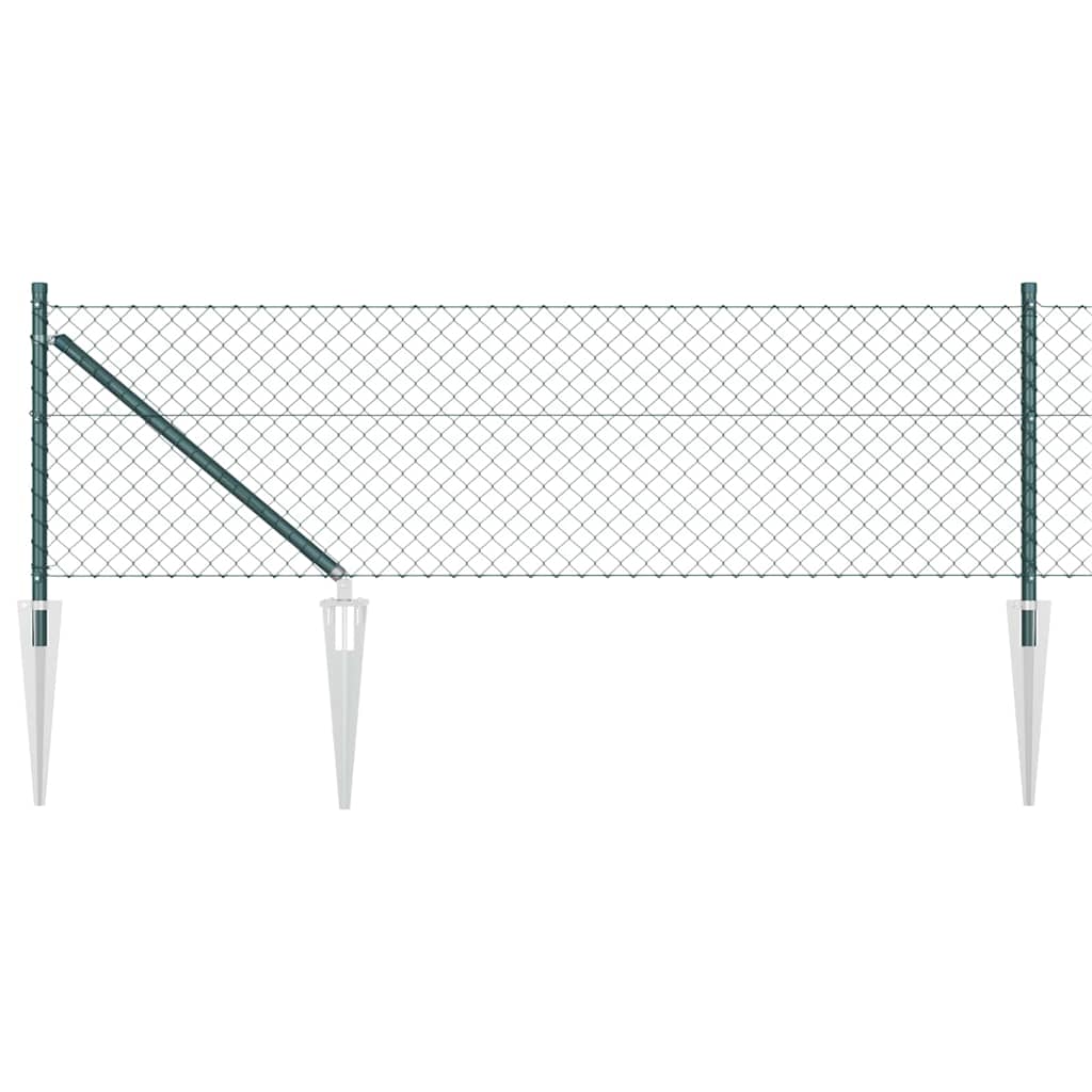 Palo della recinzione Verde 25 x 0,4 m (rete 40 x 40 mm)
