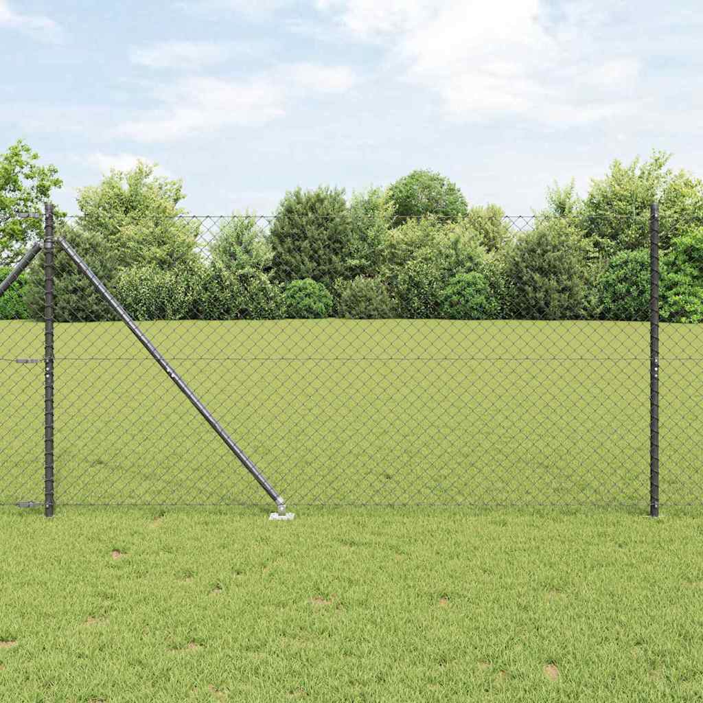 Palo della recinzione Grigio 10 x 1,2 m (rete 40 x 40 mm)