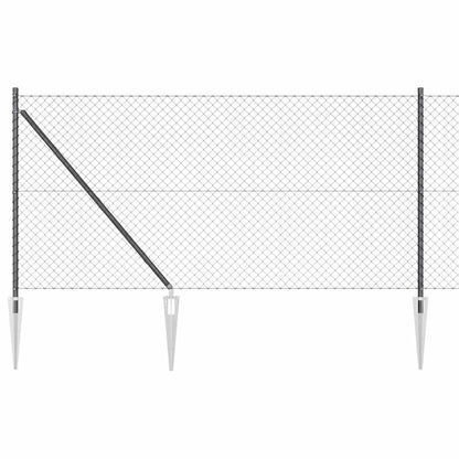 Palo della recinzione Grigio 25 x 1 m (rete da 40 x 40 mm)