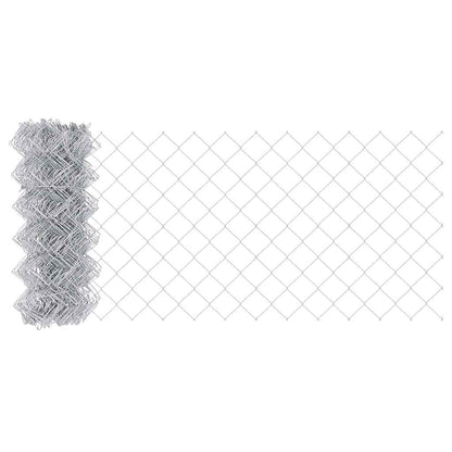 Palo della recinzione Argento 25 x 0,4 m (rete 60 x 60 mm)