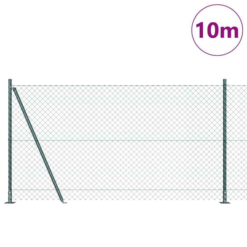Palo della recinzione Verde 10 x 1,2 m (rete 40 x 40 mm)