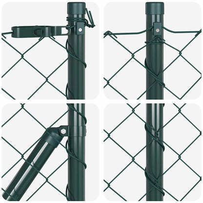 Palo della recinzione Verde 10 x 1 m (rete 60 x 60 mm)