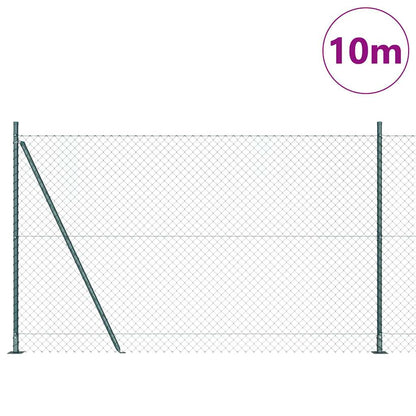 Palo della recinzione Verde 10 x 1,4 m (maglia 60 x 60 mm)