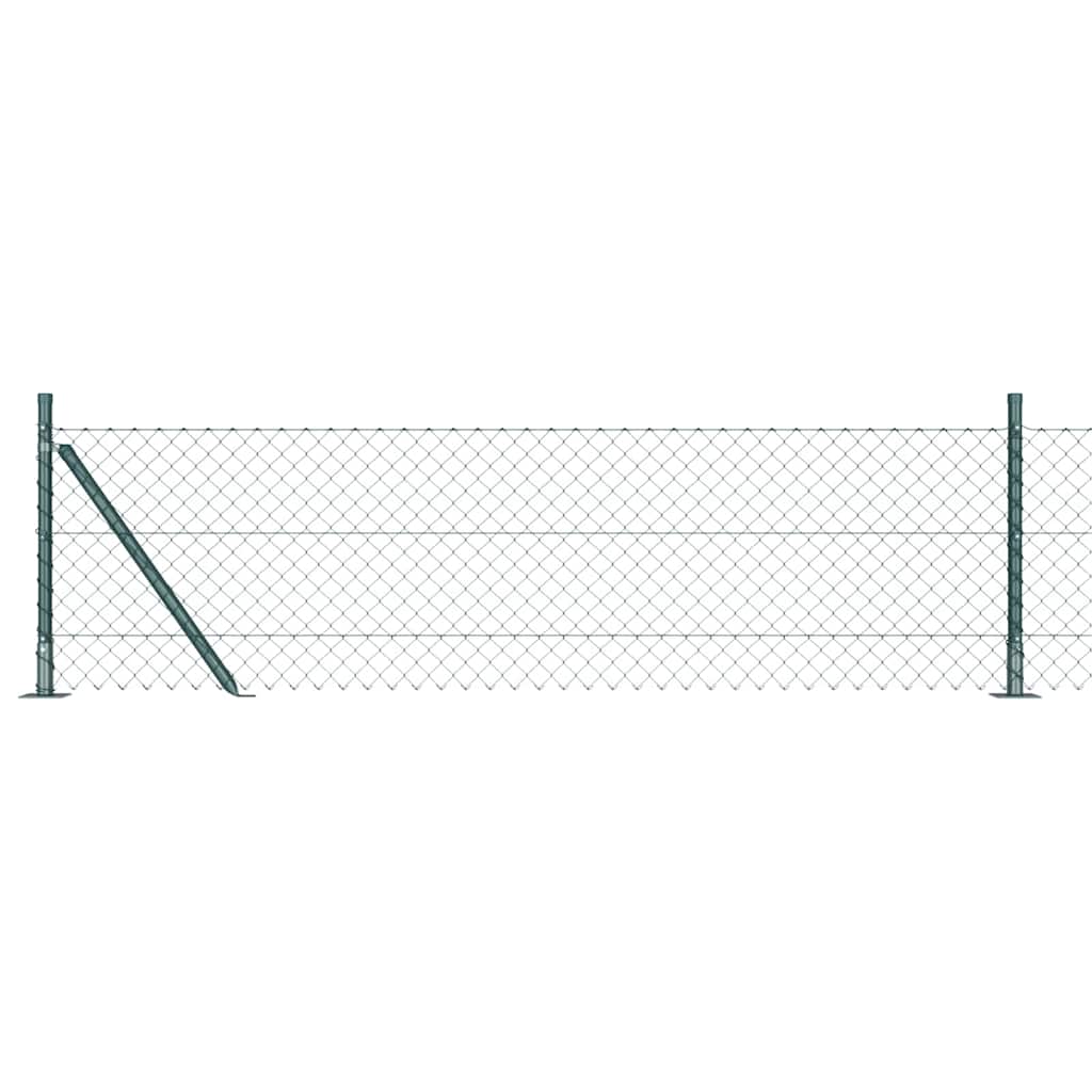 Palo della recinzione Verde 25 x 0,4 m (rete 40 x 40 mm)