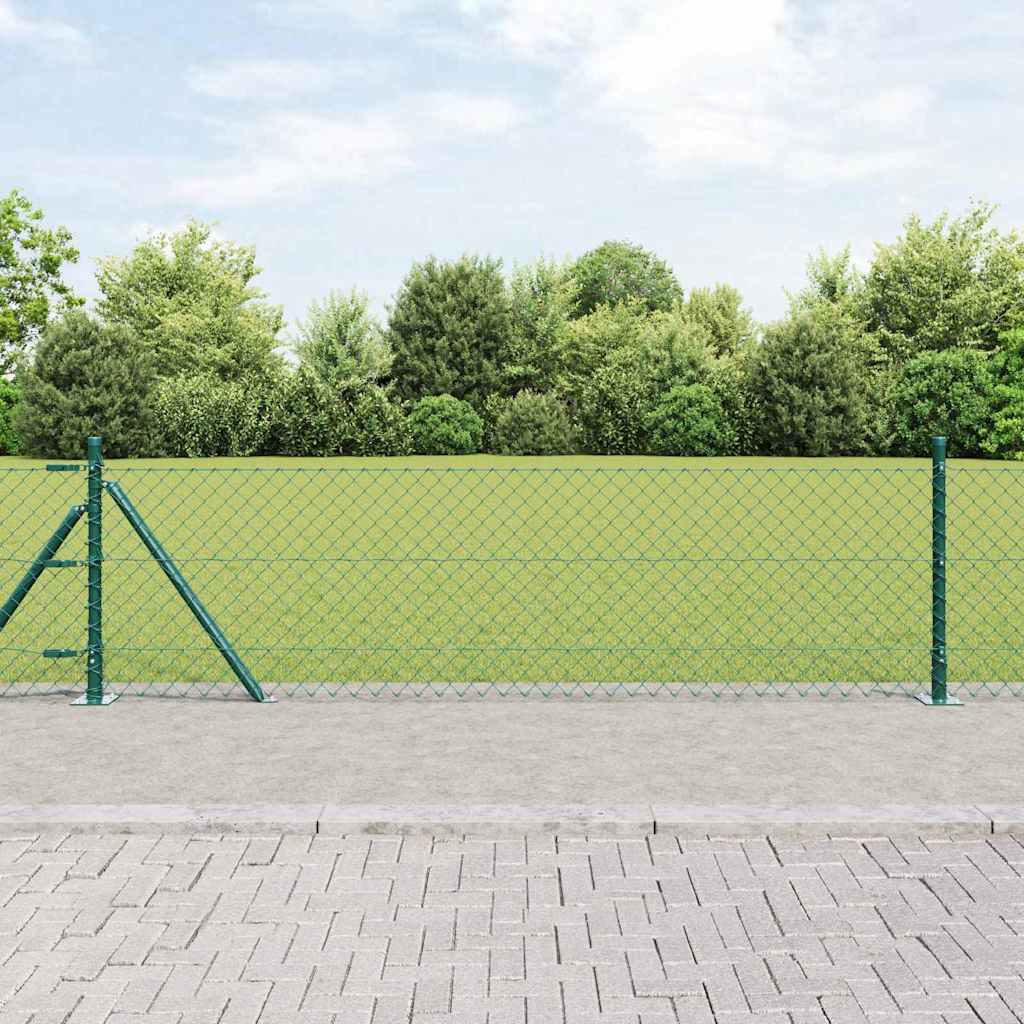 Palo della recinzione Verde 25 x 0,6 m (maglie 40 x 40 mm)