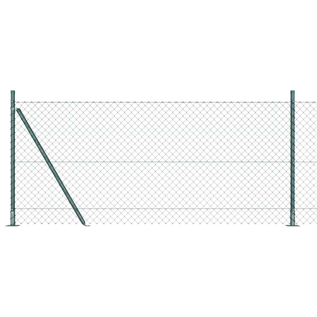 Palo della recinzione Verde 25 x 0,8 m (rete 40 x 40 mm)