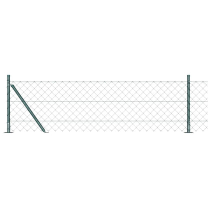 Palo della recinzione Verde 25 x 0,6 m (rete di 60 x 60 mm)