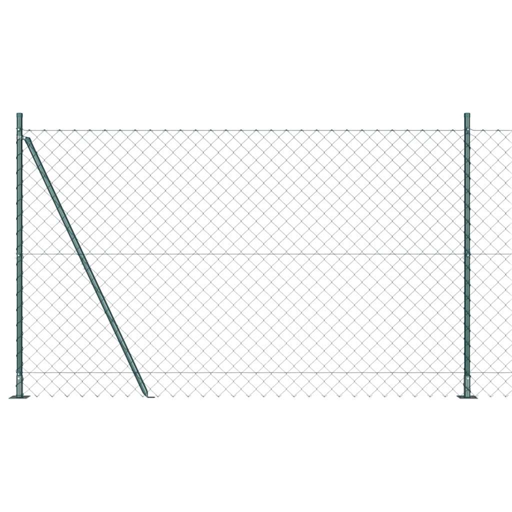 Palo della recinzione Verde 1,5 x 25 m (maglia 60 x 60 mm)