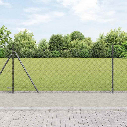 Palo della recinzione Grigio 10 x 1 m (rete 40 x 40 mm)