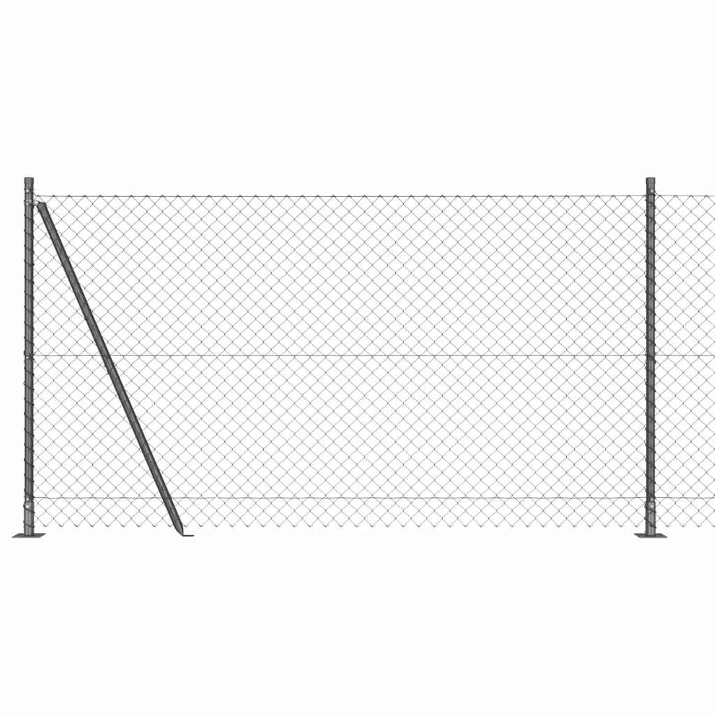 Palo della recinzione Grigio 10 x 1,2 m (rete 40 x 40 mm)