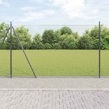 Palo della recinzione Grigio 10 x 1,4 m (rete 40 x 40 mm)