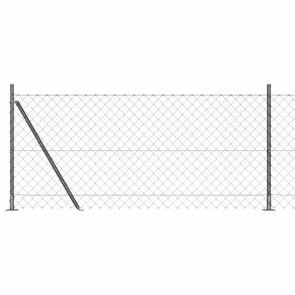 Palo della recinzione Grigio 10 x 1 m (rete 60 x 60 mm)