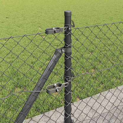 Palo della recinzione Grigio 25 x 0,4 m (rete 40 x 40 mm)